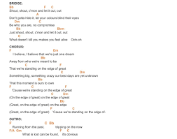 Check spelling or type a new query. Edge Of Great Chords Julie And The Phantoms Novocom Top