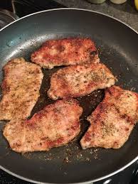 Once hot, place pork chops in the skillet and sear for 2 minutes per side. Pin On Food