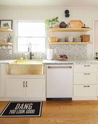 #summerkitchen #bluekitchen #kitchenremodel #kitchenrenovation #bluecabinets #goldhardware. Modern Timeless Organic Kitchen Reveal It S Finally Here White Modern Kitchen White Kitchen Remodeling Kitchen Design