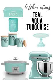 See more ideas about teal kitchen, turquoise kitchen, kitchen decor. Trendy Turquoise Kitchen Items Perfect For Adding Color Refresh Restyle
