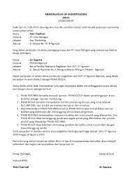 Y pada hari ini, kamis tanggal …………. Contoh Surat Perjanjian Mou Yang Sah Dan Singkat Detiklife
