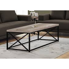 New weiss 29 tiled bunching table. Monarch Specialties I 3418 Coffee Table Taupe Reclaimed Wood Look Black Metal Best Buy Canada