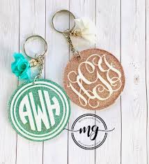 Monogram Keychain Monogram Keyring Monogram Tag Etsy Monogram Keychain Keychain Personalized Keychain