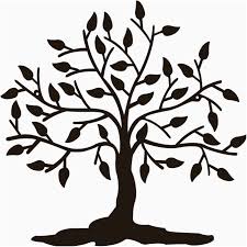 Black And White Simple Tree Clip Art Pin On 30 Gsd Svg Scal Print Cut P Waterslide Files