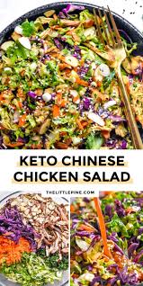 Chinese Chicken Salad Low Carb Recipe In 2020 Chinese Chicken Salad Chinese Chicken Delicious Chicken Salad