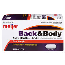 If experienced, these tend to have a less severe expression. Bayer Back Body 200 Ct Aspirin Meijer Grocery Pharmacy Home More