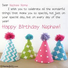 From an aunt who loves you. Birthday Wishes For Nephew With Name And Photo