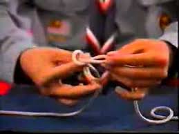 Sides of the square are numbered 1, 2, 3, and 4. Ikatan Dan Simpulan Tali Bahagian 4 Pengakap Knots Rope Youtube