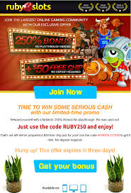 25 No Deposit Bonus At Ruby Slots Casino February 2019 Casino Slot Deposit