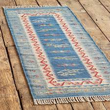 Safavieh dhurries dhu635d navy / ivory area rug. Wool Cotton Dhurrie Rug Sundance Catalog