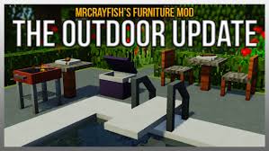 You will be able to find furniture for every part of your house, including the kitchen, bedroom, dinning, outdoors, and more! Download Mrcrayfish S Furniture Mod Outdoor Update Minecraft Mod Gamefiles De