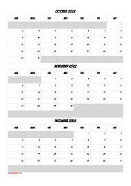 Free Calendar October November December 2022 Q1 Q2 Q3 Q4 In 2020 Printable Calendar July Calendar Printables Free Calendar