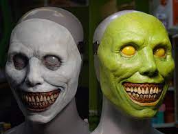 98 5% voucher applied at checkout save 5% with voucher (limited sizes/colours) Creepy Halloween Mask Smiling Demon Etsy