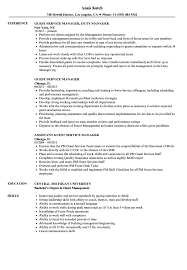 Pdf's will open in a new window, save them to. Guest Service Manager Resume Samples Velvet Jobs