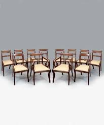 A Set Of 12 Regency Mahogany Dining Chairs Antiques Dining Chairs Georgian Furniture Antique Dining Tables