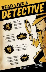 Upper Grades Are Awesome Reading Like A Sleuth Reading Classroom Reading Posters Reading Strategies