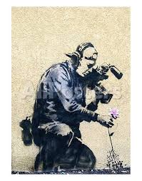 Photographer Flower Posters Banksy Allposters Com Banksy Art Street Art Graffiti Banksy Stencil