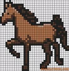 Resultat De Recherche D Images Pour Pixel Art Cheval Dessin Sur Petit Carreaux Dessin Petit Carreau Modeles De Point De Croix