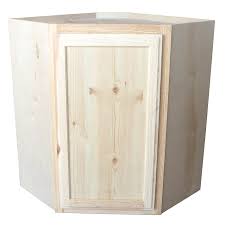Unfinished oak corner wall cabinet 24 x 42. Kapal Wood Products Dcw2430 Pfp 24 X 30 Inch Knotty Pine Unfinished Plywood Diagonal Corner Wall Cabinet At Sutherlands