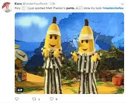 This episode was published 5 days ago, available until 9:03am on 8 aug 2021. Masterchef Fans Unceremoniously Troll Matt Preston For His Bizarre Striped Trousers Daily Mail Online