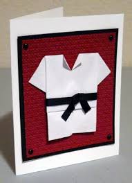 Craft Therapy With Crystal Karate Birthday Card Idee Per Biglietti Compleanno Biglietti Di Auguri E Biglietti D Auguri