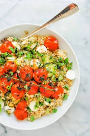Cover tightly, then stand for 5 minutes or until stock is absorbed. Pearl Couscous Salad This Healthy Table