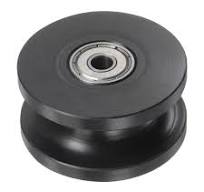 Deep U Groove Ball Bearing Nylon Guide Roller Bearing 5x40x20mm U Groove  Pulley Wheel for Doors Window