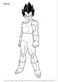 Learn How To Draw Vegeta From Dragon Ball Z Dragon Ball Z Step By Step Drawing Tutorials Easy drawing ideas for cool things to draw when you are bored. to draw vegeta from dragon ball z