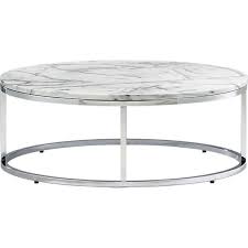 Chrome coffee tables are available in a wide variety of styles and designs. Round Chrome Coffee Table With Marble Top Rentquestnyc