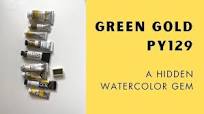 Green Gold PY129. A watercolor hidden gem
