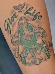Give Life Organ Donation Tattoo I Adore This One D In Honor Of My Mama Who Was Given The Gift Of Lif Awareness Ribbons Tattoo Tattoos Organ Donation
