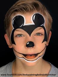 Mickey Mouse Artist Belinda Wurmitzer Minnie Mouse Face Painting Face Painting Halloween Mickey Mouse Face Painting