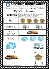 Worksheet On Different Types Of Houses Different Types Of Houses Types Of Houses Picture Graphs