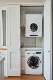 Cabinets can fully hide your washer and dryer in any kitchen or laundry room so that they're completely out of sight. Laundry Ideas How To Hide One In The Kitchen The Interiors Addict