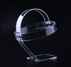 Hot Promotion Led Headlamp Display Stand Acrylic Headlight Waterproof Head Lamp Hunting Flashlight Shelf Cap Hat Display Stand Led Headlamp Hunting Flashlight
