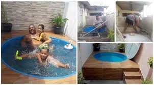 Beli kolam renang plastik anak online berkualitas dengan harga murah terbaru 2021 di tokopedia! Diy Kolam Renang Mini Di Rumah Guna Tangki Air Je Jimat Mudah Anak Pun Seronok
