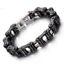 Men S Bike Chain Bracelet Cool Biker Bicycle Chain Bracelet Fashion Stainless Steel Hand Chain Wish In 2021 Bike Chain Bracelet Motorcycle Chain Bracelet Bike Chain