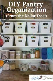 Organized Pantry On A Budget 5 Steps To A Beautifully Organized Small Pantry Joyfully Treasured Diy Pantry Organization Small Pantry Organization Pantry Organization Dollar Store