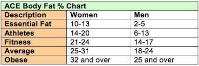 Body Fat Percentage Chart Women Jasonkellyphoto Co