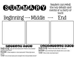 Beginning Middle End Chart By Funny Firsties Tpt