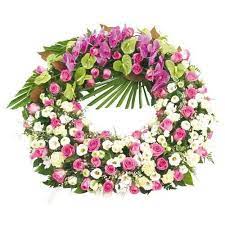 Over 100 years of history. Funeral Wreath Soft Colors Mixed Flowers Send And Deliver Funerals To Malta