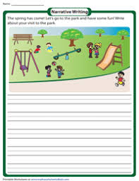 narrative writing prompts worksheets