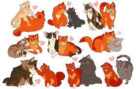 Firestar Clones And Their Many Love Interests Warrior Cats Books Warrior Cats Art Warrior Cat Memes