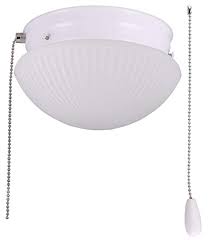 Replacing flush mount ceiling light fixtures is an easy diy project! Light Sienna Indoor Flush Mount Ceiling Fixture Pull Chain Frosted Fluted Glass
