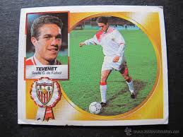 Cromo Pegatina Tevenet Sevilla Cf Colecciones Este 94 95 Futbol Con Imagenes Cromos Pegatinas Sevilla