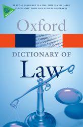 Today, it s the most widely cited law book in the world. Dictionary Of Law Oxford Reference