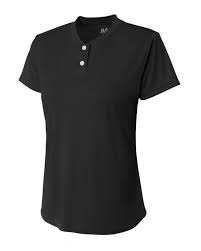 A4 Nw3143 Ladies Two Button Henley