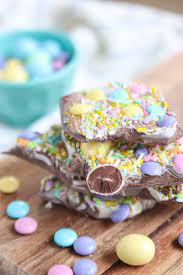 Easter Bark Recipe With White And Dark Chocolate Recipe Bark Recipe Easter Dessert Easter Desserts Recipes