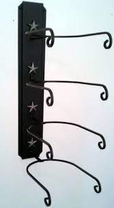 Amazon Com Cowboy Hat Rack Black With Silver Stars American Made Free Standing Hat Racks Cowboy Hat Rack Hat Rack Diy Hat Rack