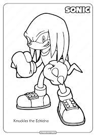 Free Printable Sonic Pdf Coloring Page In 2021 Coloring Pages Free Printable Coloring Pages Coloring Books